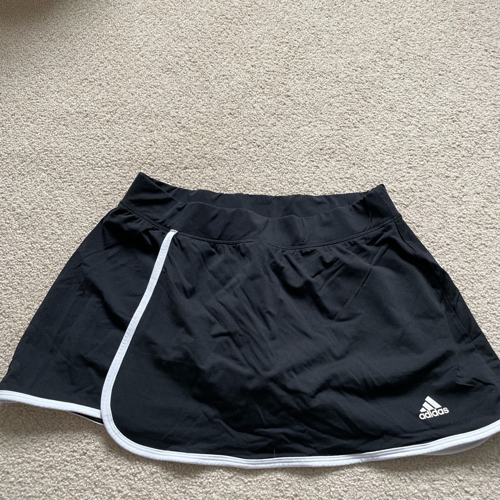 Black Adidas Tennis Skirt